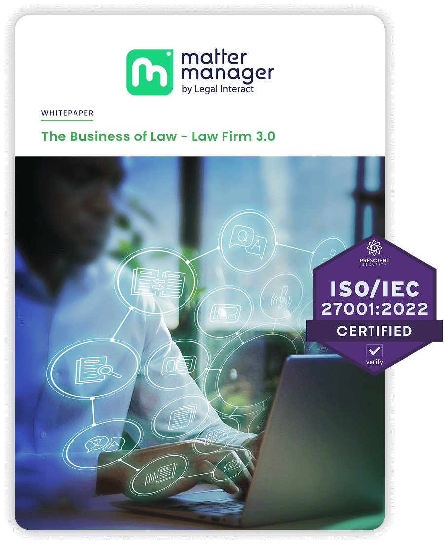 Business of Law – Law Firm 3.0 whitepaper cover